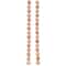 Gold & Rose Gold Shiny Metal Carved Lantern Beads, 8mm by Bead Landing™